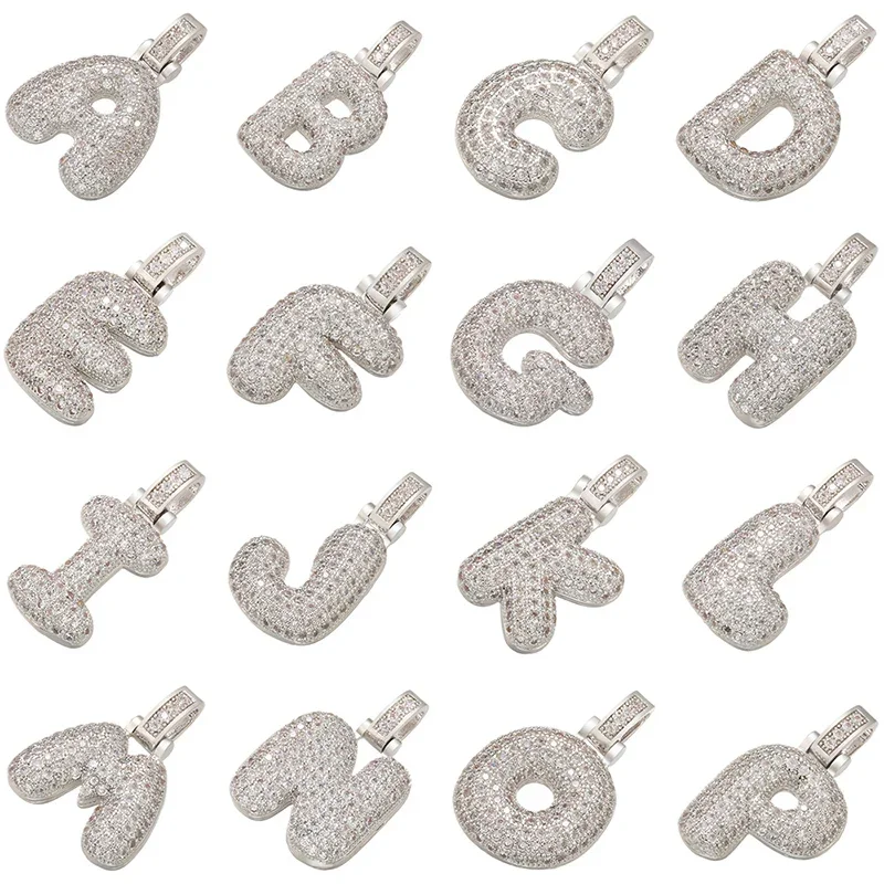 ZHUKOU 20x29mm 여성을위한 섬세한 26 실버 컬러 편지 펜던트 수제 DIY 목걸이 귀걸이 쥬얼리 액세서리 모드: VD614 title=ZHUKOU 20x29mm 여성을위한 섬세한 26 실버 컬러 편지 펜던트 수제 DIY 목걸이 귀걸이 쥬얼리 액세서리 모드: VD614 