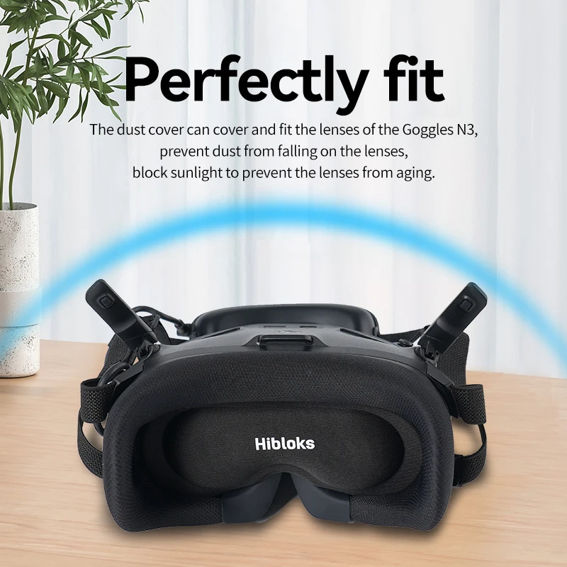DJI Neo 고글 용 Hibloks Avata 2 N3 스폰지 아이 마스크 방진 차양 렌즈 보호 커버 안티 스크래치 방지 노크