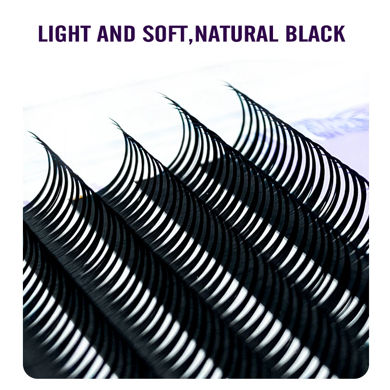 NATUHANA 새로운 0.07mm 젖은 속눈썹 확장 만화 전경이 코스프레 유형 스파이크 속눈썹 확장 볼륨 미리 만들어진 팬 속눈썹 용품