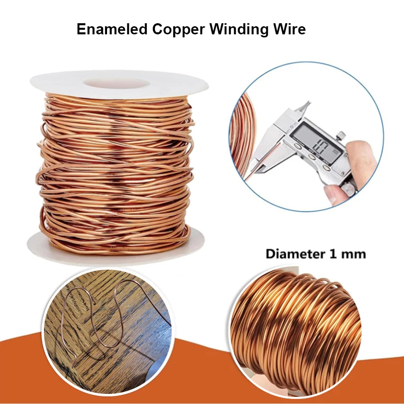 1-3롤 50g 구리 와이어 0.1~1.5mm 케이블 구리 와이어 자석 와이어 구리 래커 와이어 에나멜 구리 권선 와이어