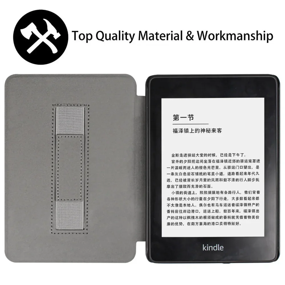 Kindle Paperwhite 용 핸들 케이스 2024 2022 2021 Colorsoft 7 6.8 6 인치 8 10th 11th 12th Generation Cover 보호 쉘 파우치