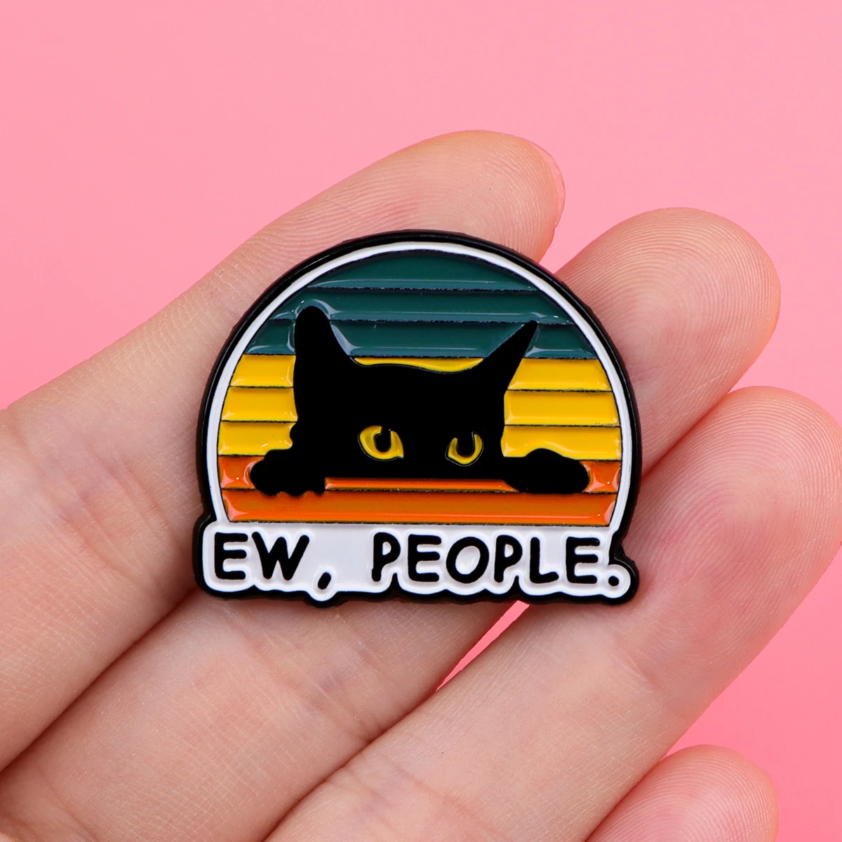 EW, PEOPLE 에나멜 핀 재미 있은 냉소적 인 따옴표 배지 여성용 배낭 브로치 남성용 옷깃 핀 코스프레 액세서리 장난감 선물