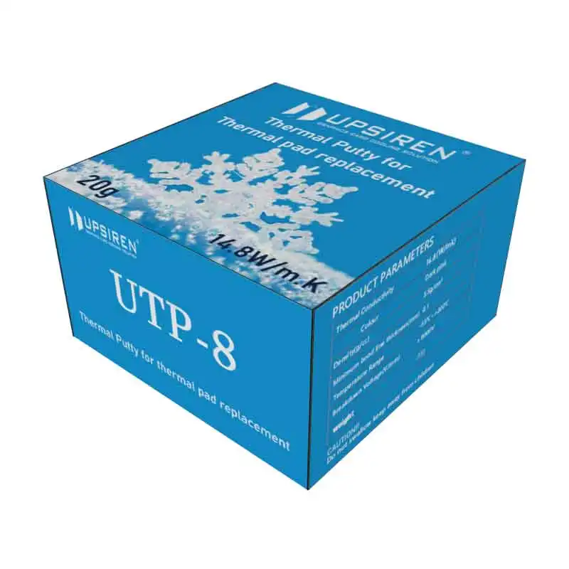 UPSIREN 열 퍼티 UTP-8 U6 UX VGA GPU IC 프로세서 액체 열 패드 열 차단 퍼티 열 패드 교체