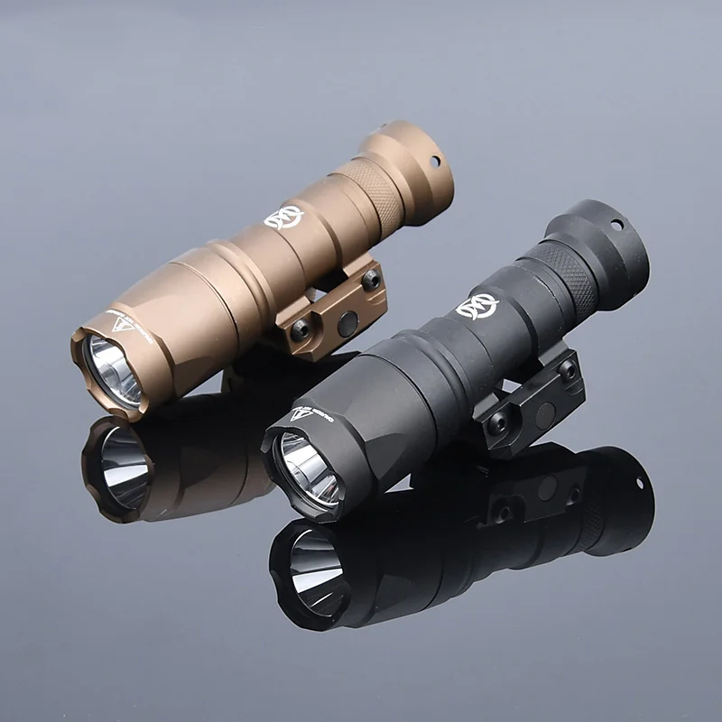 WADSN Surefir M300A M300 Tacitc 손전등 미니 무기 스카우트 사냥 LED 라이트 피트 20MM 레일 순간-on Constant-on Tail