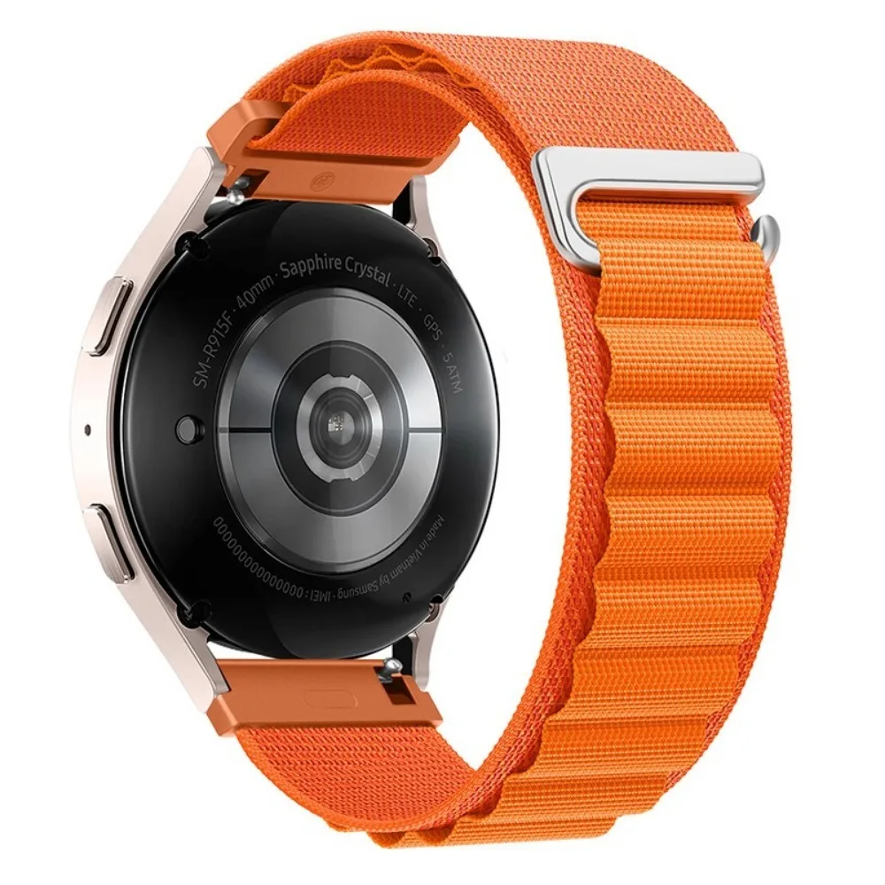삼성 갤럭시 시계 6/5/4/3/기어 S3용 22mm 20mm 알파인 루프 밴드 화웨이 시계 GT4 GT3 2 Pro/Amazfit GTR 4/GTS용 나일론 스트랩