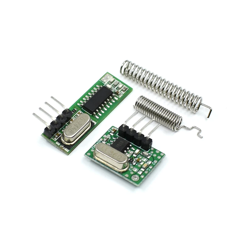 433 Mhz 슈퍼헤테로다인 RF 수신기 및 송신기 모듈 Arduino uno 무선 모듈 Diy 키트용 433 Mhz 원격 제어