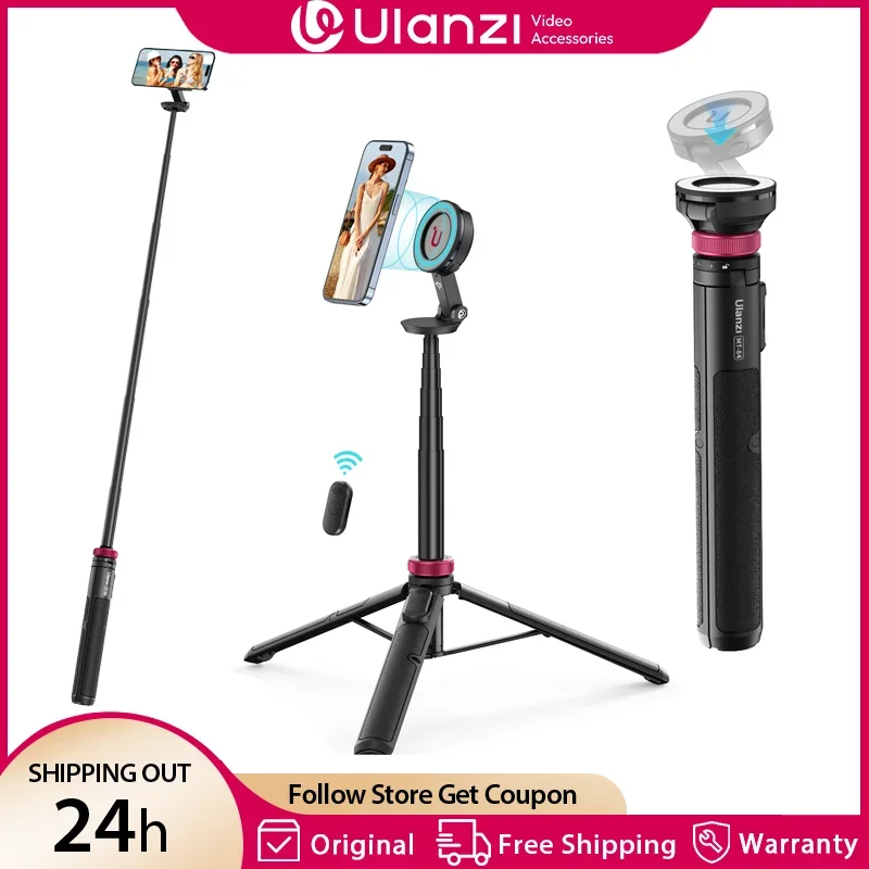 Ulanzi MT-84 1.53M Magsafe Selfie 스틱 삼각대 스탠드 IPhone 16 15 LiveStreaming Vlog 용 Bluetooth 원격 전화 확장 삼각대 title=Ulanzi MT-84 1.53M Magsafe Selfie 스틱 삼각대 스탠드 IPhone 16 15 LiveStreaming Vlog 용 Bluetooth 원격 전화 확장 삼각대 