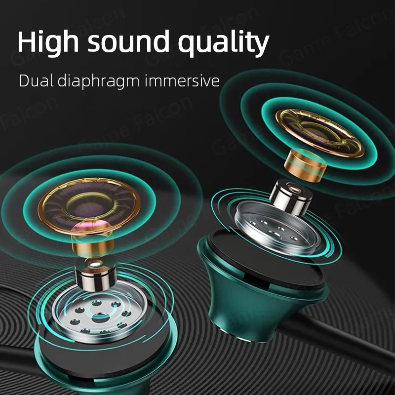 USB 유형 C 헤드폰 HiFi 베이스 스테레오 볼륨 조절 마이크 Galaxy S24 S23 S22 S21 Ultra iPhone 15 Pro Max 용 3.5mm 유선 이어버드