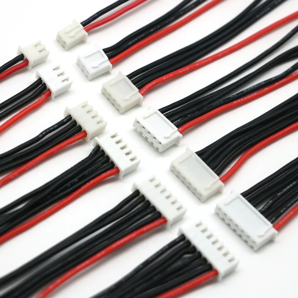 5 개/몫 1S 2S 3S 4S 5S 6S Lipo 배터리 밸런스 충전기 케이블 IMAX B6 커넥터 플러그 와이어 밸런스 충전 라인 도매