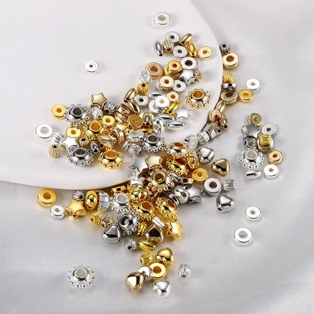 100/200Pcs CCB 구슬 매력 DIY 목걸이 팔찌 쥬얼리에 대 한 불규칙 한 느슨한 스페이서 구슬 용품 액세서리 만들기 title=100/200Pcs CCB 구슬 매력 DIY 목걸이 팔찌 쥬얼리에 대 한 불규칙 한 느슨한 스페이서 구슬 용품 액세서리 만들기 