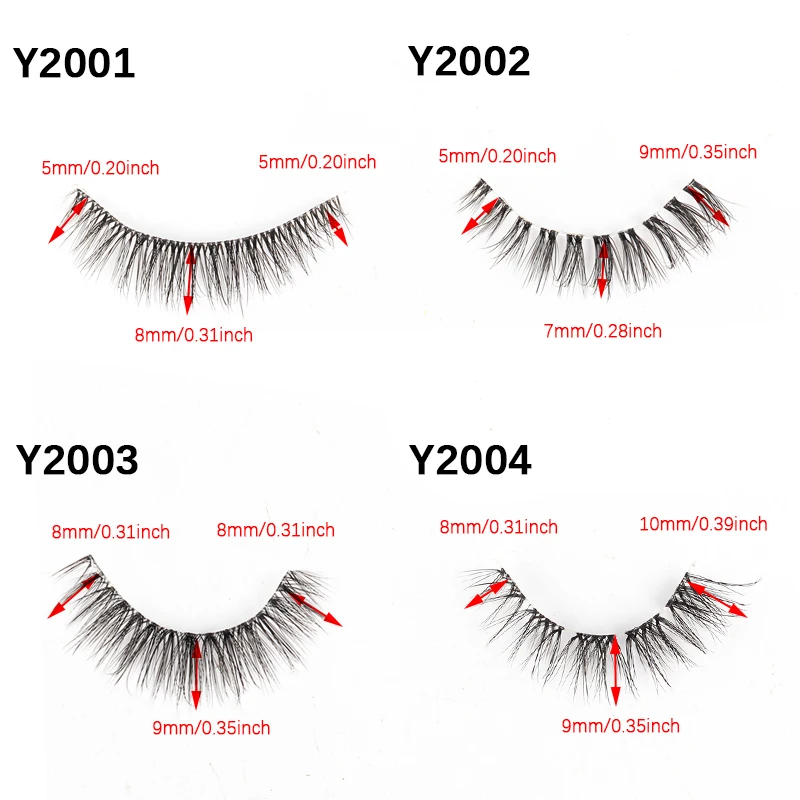 SHIDISHANGPIN 5/10Pairs 거짓 속눈썹 고양이 눈 속눈썹 속눈썹 확장 3D 밍크 반 속눈썹 자연 메이크업 faux Cils maquiagem