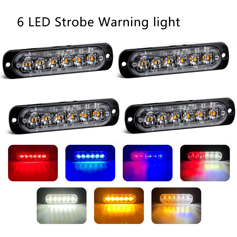 LED 스트로브 라이트, 깜박이는 그릴 조명, 자동차 비상등, 경고등, 경찰 조명, 트럭 스트로브 LED 라이트, 12V, 24V title=LED 스트로브 라이트, 깜박이는 그릴 조명, 자동차 비상등, 경고등, 경찰 조명, 트럭 스트로브 LED 라이트, 12V, 24V 