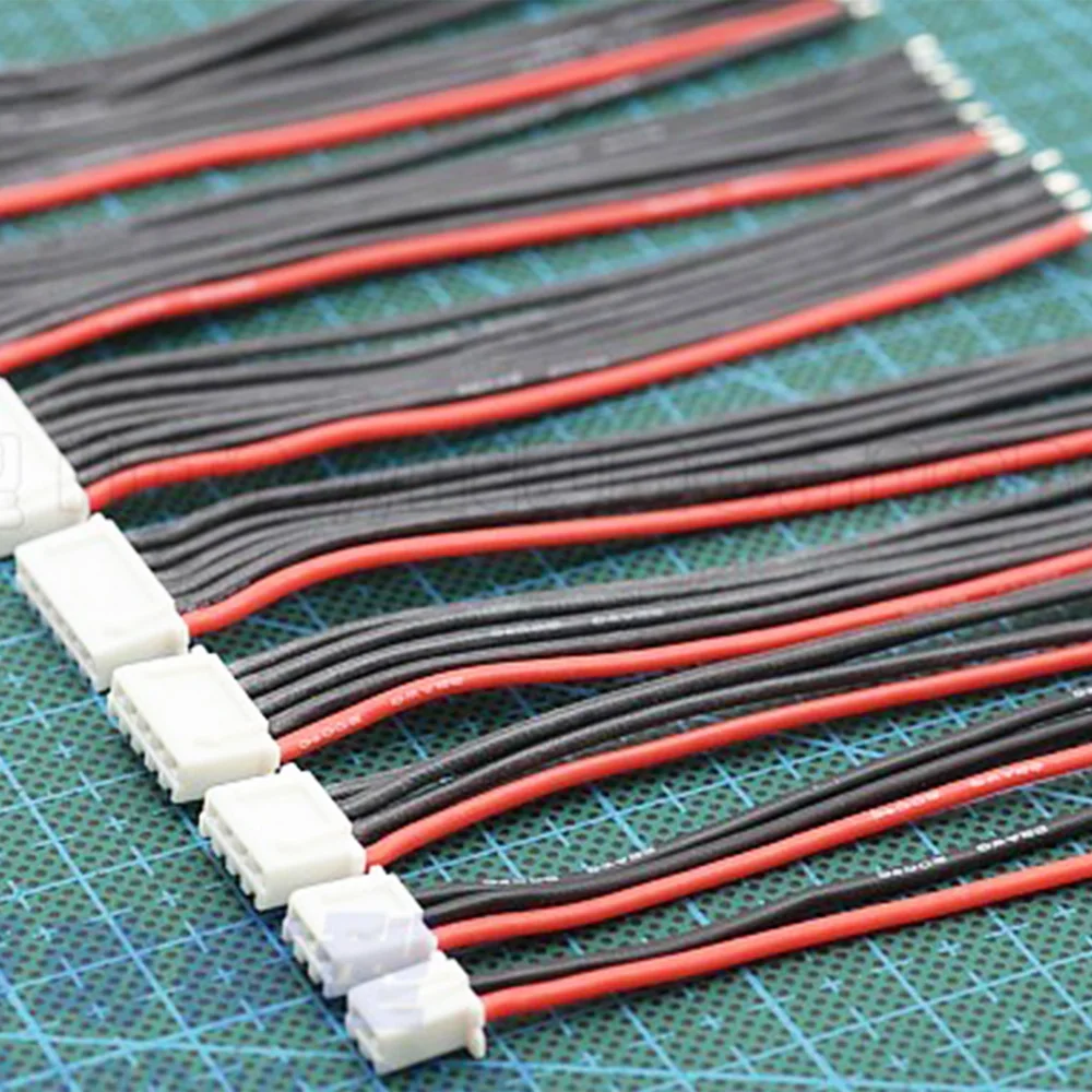 5 개/몫 1S 2S 3S 4S 5S 6S Lipo 배터리 밸런스 충전기 케이블 IMAX B6 커넥터 플러그 와이어 밸런스 충전 라인 도매