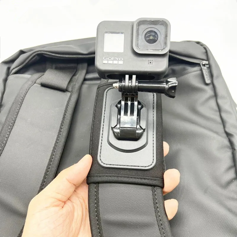 360 회전 가방 배낭 숄더 스트랩 마운트 스트랩 거치대, 고프로 13 12 11 10 9 8 7 6 DJI OSMO 액션 5 프로 4 Insta360 X4 X3  ACE PRO 2 액세서리