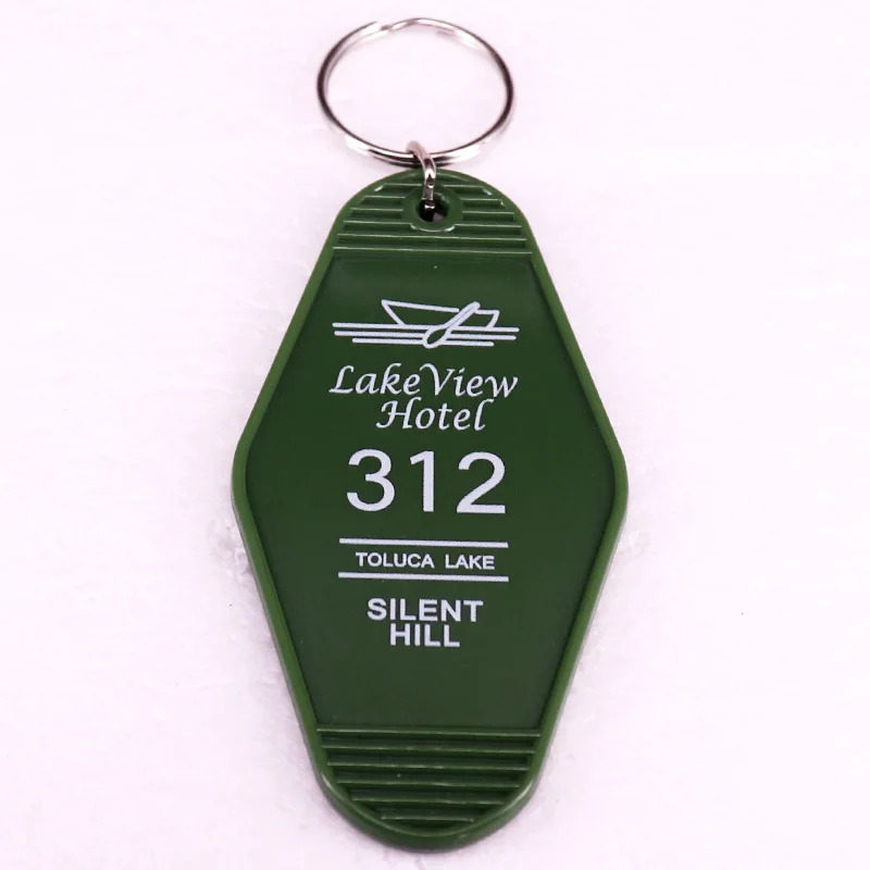 Silent Hill 2 Lake View Hotel 312 열쇠고리 공포 게임에서 영감을 받은 빈티지 키 태그 title=Silent Hill 2 Lake View Hotel 312 열쇠고리 공포 게임에서 영감을 받은 빈티지 키 태그 