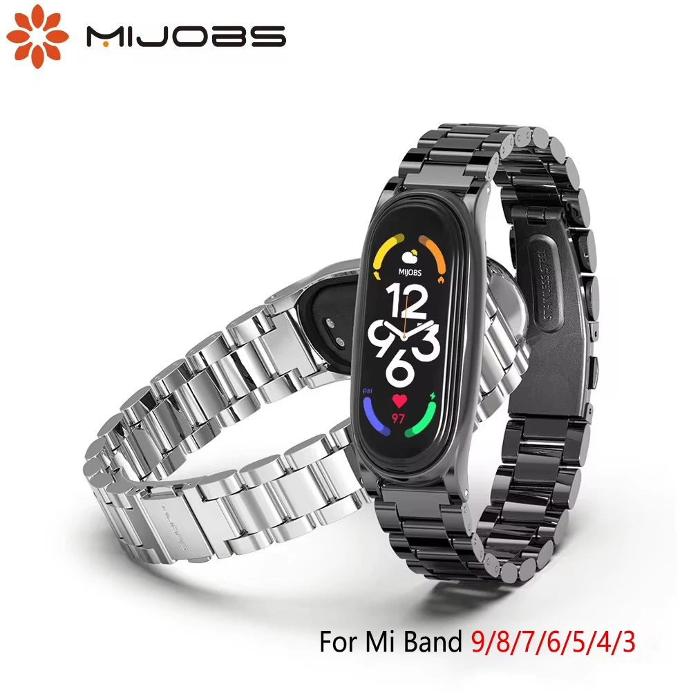 Mi Band 9 10 8 7 6 5 4 용 금속 스트랩 Xiao mi Mi Band 9 용 스테인레스 팔찌 Mi Band 8 Mi Band 7 손목 밴드 액세서리 title=Mi Band 9 10 8 7 6 5 4 용 금속 스트랩 Xiao mi Mi Band 9 용 스테인레스 팔찌 Mi Band 8 Mi Band 7 손목 밴드 액세서리 