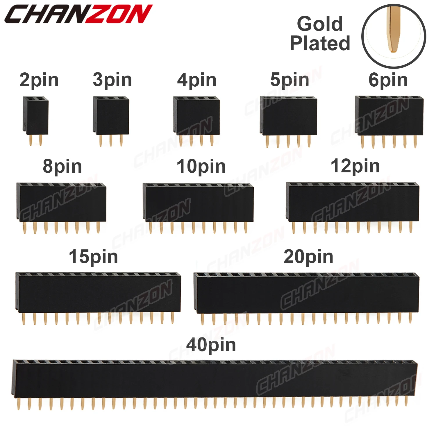 2 3 4 5 6 8 10 12 15 20 40 암 핀 헤더 소켓 금도금 솔더리스 단일 행 핀 헤더 Pcb 용 2.54mm 커넥터 title=2 3 4 5 6 8 10 12 15 20 40 암 핀 헤더 소켓 금도금 솔더리스 단일 행 핀 헤더 Pcb 용 2.54mm 커넥터 