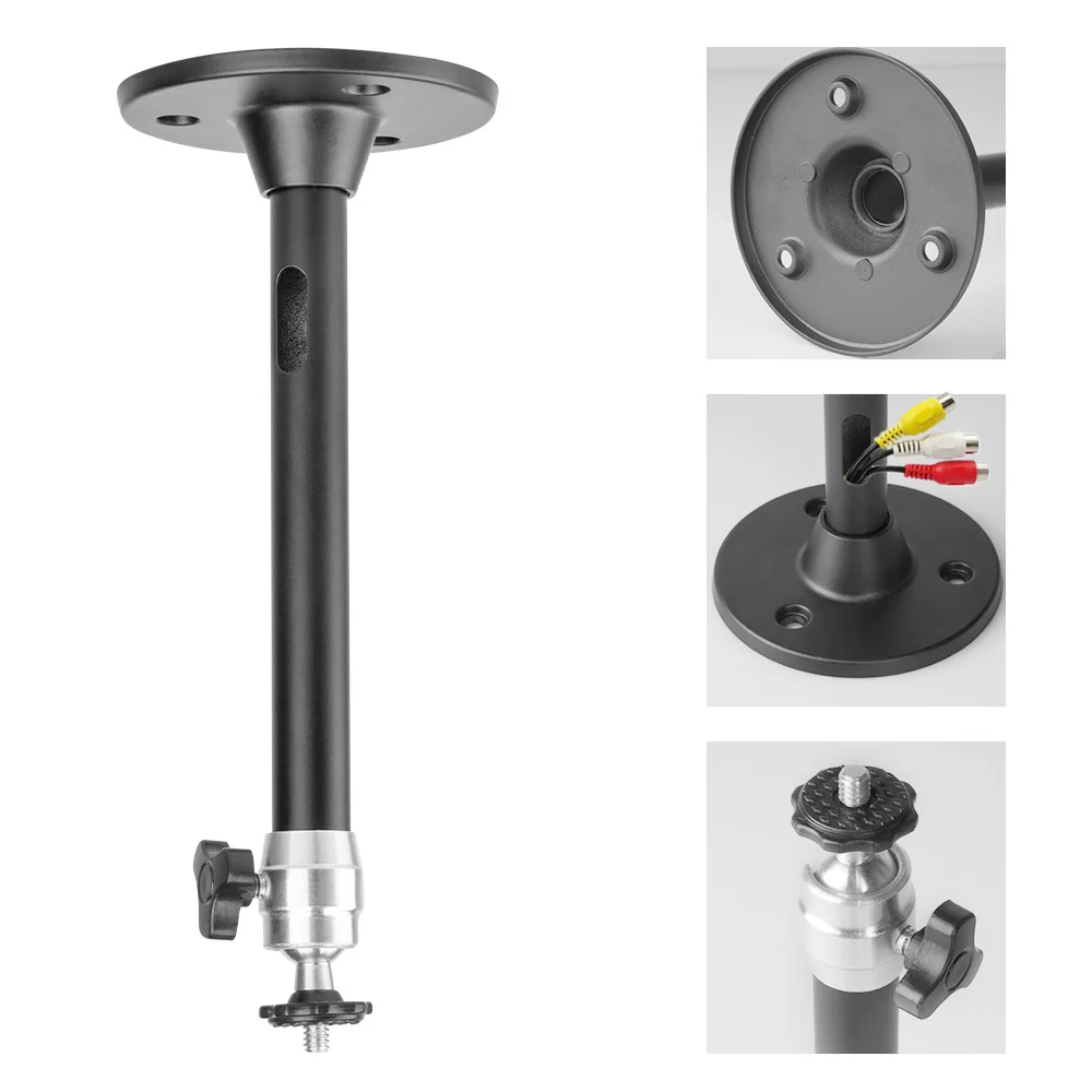 6mm 21cm 프로젝터 삼각대 금속 벽 천장 마운트 1/4 홀더 스탠드 장착 HY300 Pro P30 TD80W 미니 프로젝터 카메라 브래킷
