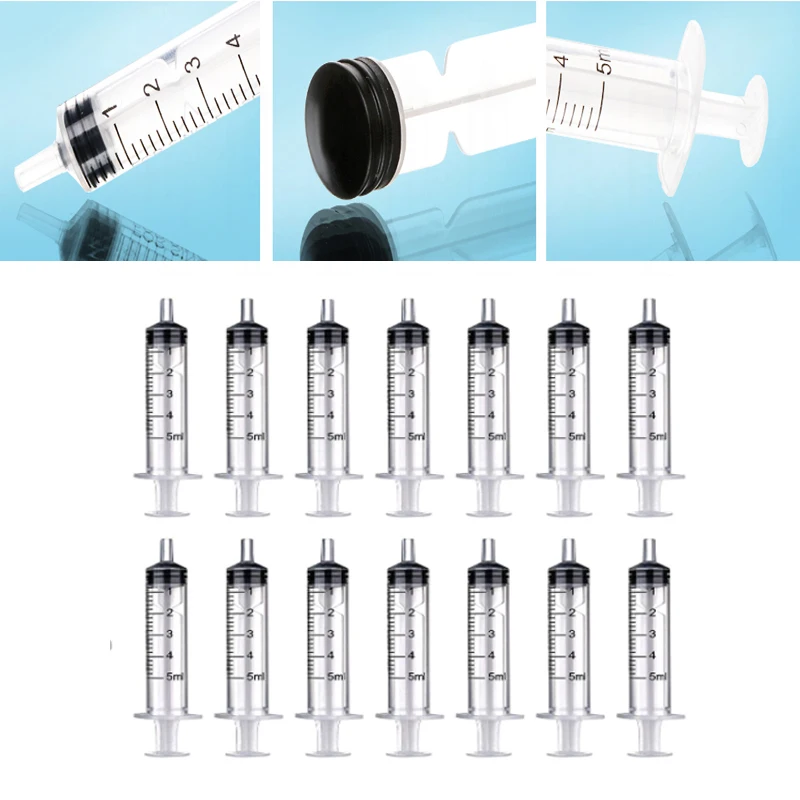 영양제 수경법 측정용 플라스틱 재사용 주사기, 주방 도구, 1ml-10ml, 2-20 개