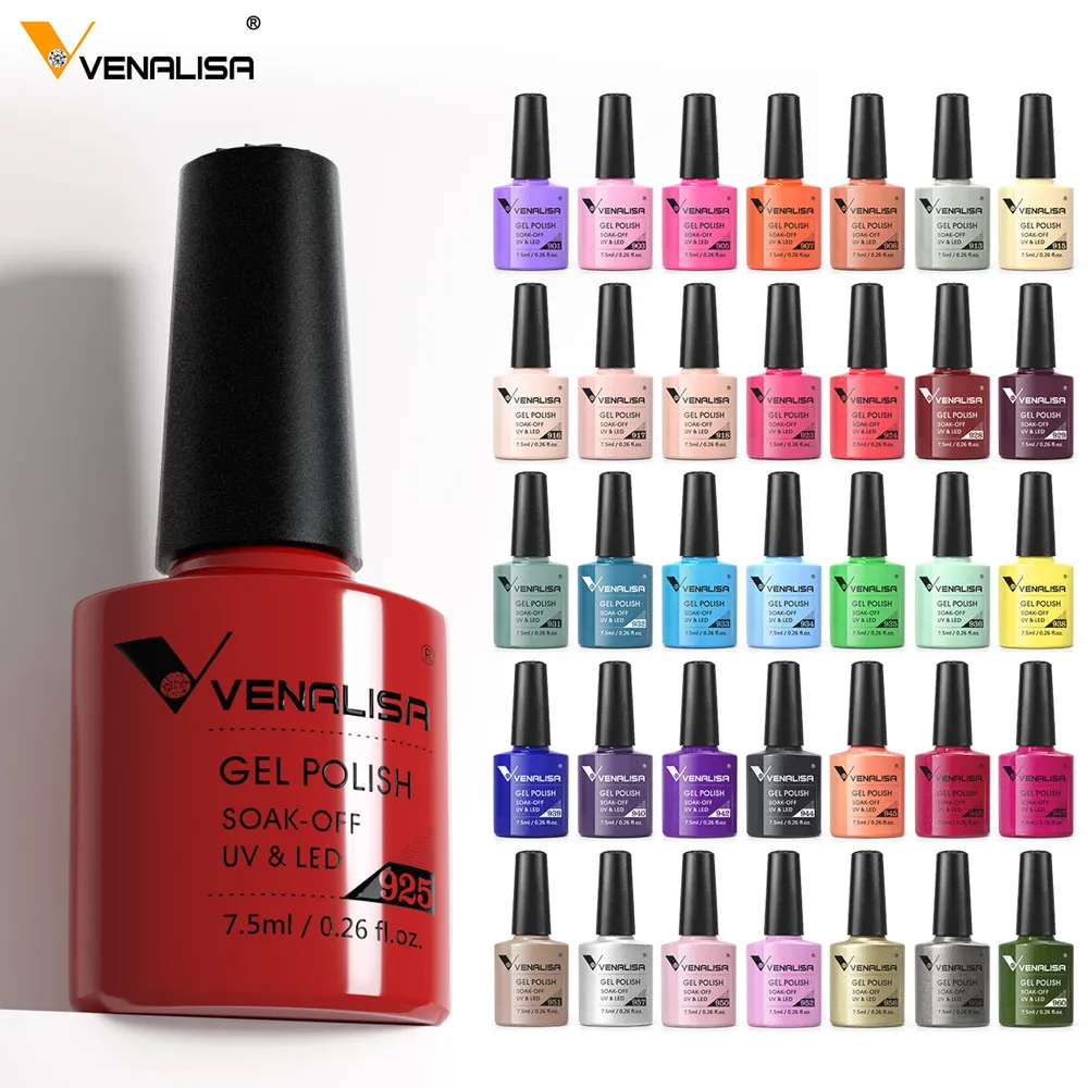 VENALISA 세미 퍼머넌트 젤 폴리쉬, 겔락 네일 아트 살롱 120 컬러 글리터, 7.5ml, 소크오프 유기농 UV LED 네일 젤 바니쉬 title=VENALISA 세미 퍼머넌트 젤 폴리쉬, 겔락 네일 아트 살롱 120 컬러 글리터, 7.5ml, 소크오프 유기농 UV LED 네일 젤 바니쉬 