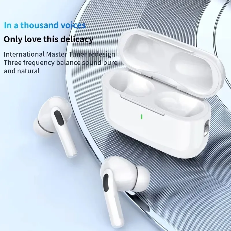 애플 오리지널 Airpods Pro 5 TWS Max 무선 블루투스 이어폰 인 이어 이어버드 아이폰 이어폰 용 노이즈 캔슬링 헤드셋