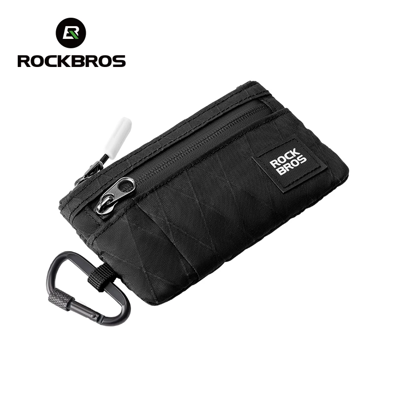 ROCKBROS 휴대용 지갑 카드 가방 초경량 세련된 스포츠 미니 신용 카드 지갑 (걸이 잠금 장치 포함) 컴팩트 보관 가방 title=ROCKBROS 휴대용 지갑 카드 가방 초경량 세련된 스포츠 미니 신용 카드 지갑 (걸이 잠금 장치 포함) 컴팩트 보관 가방 