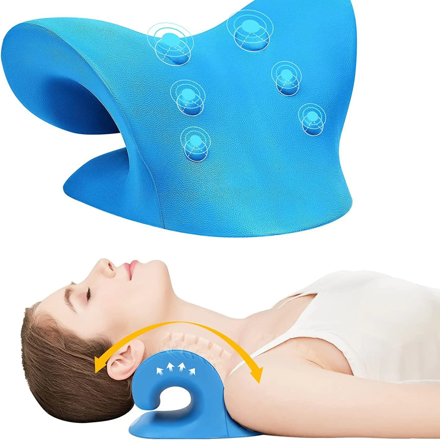 목 어깨 들것 릴랙서 자궁 경부 카이로 프랙틱 견인 장치 자궁 경부 척추 정렬 마사지 도구를위한 마사지 베개 title=목 어깨 들것 릴랙서 자궁 경부 카이로 프랙틱 견인 장치 자궁 경부 척추 정렬 마사지 도구를위한 마사지 베개 