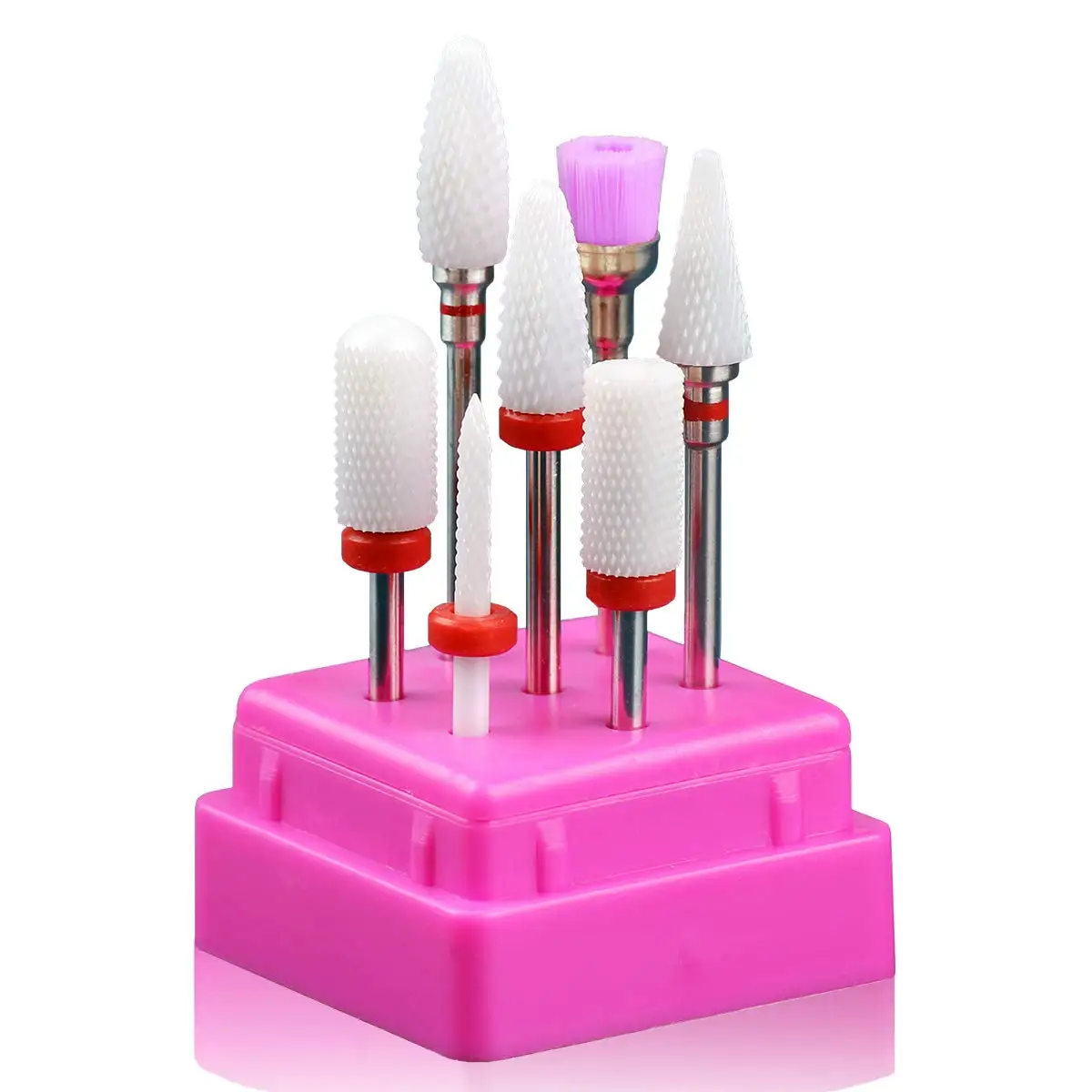 7Pcs 세라믹 네일 드릴 비트 손톱 젤 폴란드어 큐티클 매니큐어 밀링 커터 매니큐어 키트 도구 홀더 title=7Pcs 세라믹 네일 드릴 비트 손톱 젤 폴란드어 큐티클 매니큐어 밀링 커터 매니큐어 키트 도구 홀더 