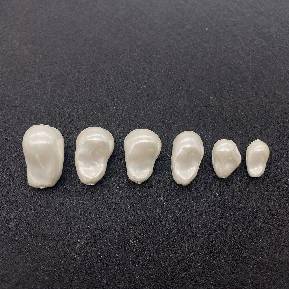절묘한 불규칙한 직선 구멍 쉘 비즈 8-25mm 매력 패션 만들기 DIY 목걸이 귀걸이 팔찌 쥬얼리 액세서리