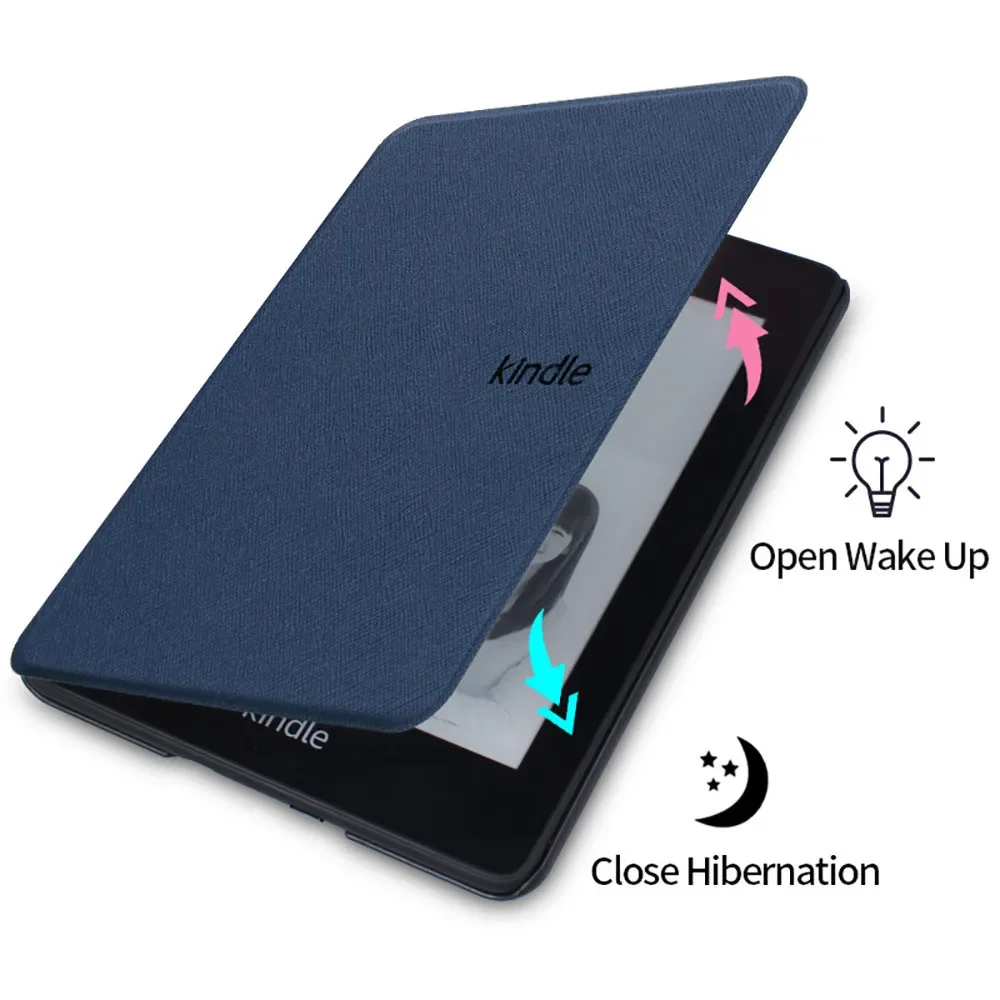 Kindle Paperwhite 2024 케이스, 12 세대 및 Colorsoft 7 인치 모델 번호 SA569P SA568B 자기 보호 쉘 파우치 7 인치
