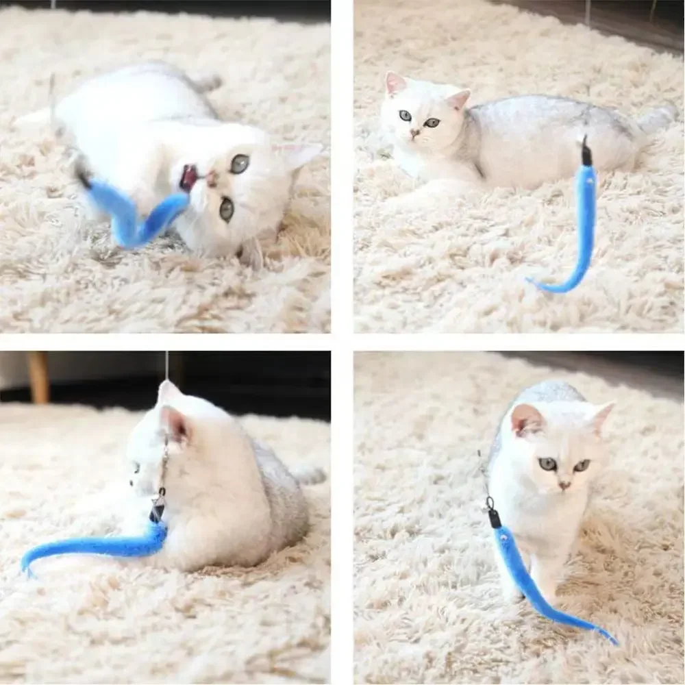 고양이 깃털 장난감 액세서리 거짓 새 벌레 장난감 벨 새끼 고양이 고양이 장난감 대화 형 교체 리필 폼 볼 훈련