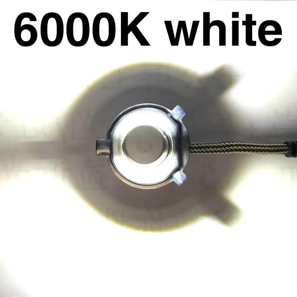 2x H7 LED H11 H4 Hi/Lo H1 H3 H8 HB1 HB3 HB4 HB5 HIR2 H13 H27 9005 9006 자동차 전조등 3000K 6000K 8000K COB C6 자동차 조명