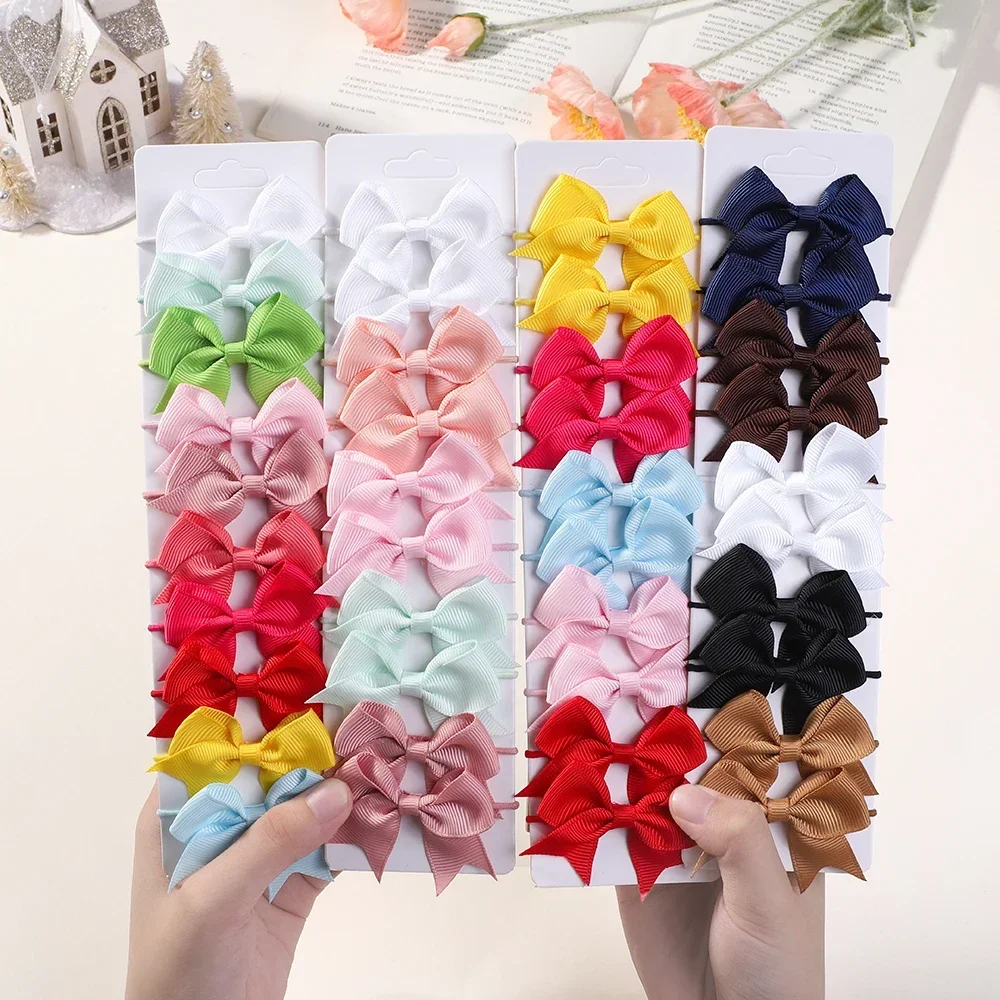 10Pcs 활 탄성 머리 고무 밴드 헤어 넥타이 리본 피그 테일 Grosgrain 헤어 액세서리 소녀 어린이를위한 아기 선물 밴드 title=10Pcs 활 탄성 머리 고무 밴드 헤어 넥타이 리본 피그 테일 Grosgrain 헤어 액세서리 소녀 어린이를위한 아기 선물 밴드 