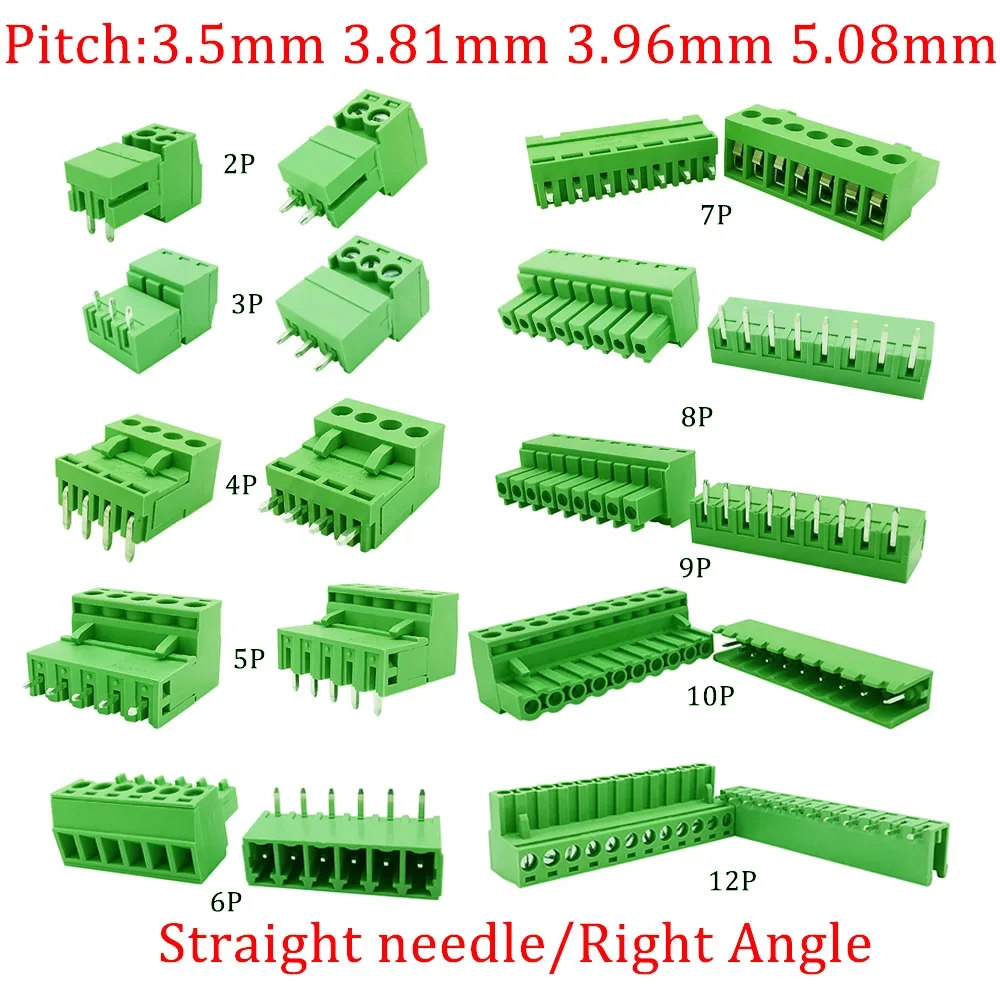 5Pair 15EDG KF2EDG 3.5mm 3.81mm 3.96mm 5.08mm PCB 나사 고정 터미널 블록 2-12Pin 수 플러그 암 소켓 핀 헤더 와이어 커넥터 title=5Pair 15EDG KF2EDG 3.5mm 3.81mm 3.96mm 5.08mm PCB 나사 고정 터미널 블록 2-12Pin 수 플러그 암 소켓 핀 헤더 와이어 커넥터 
