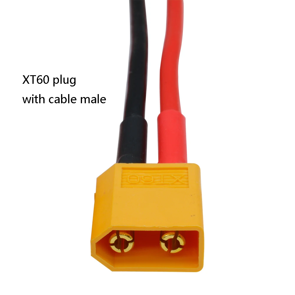 XT60 XT-60 남성 여성 총알 커넥터 플러그 RC Lipo 배터리 Quadcopter Multicopter 핫 세일에 대 한 실리콘 14 AWG 와이어