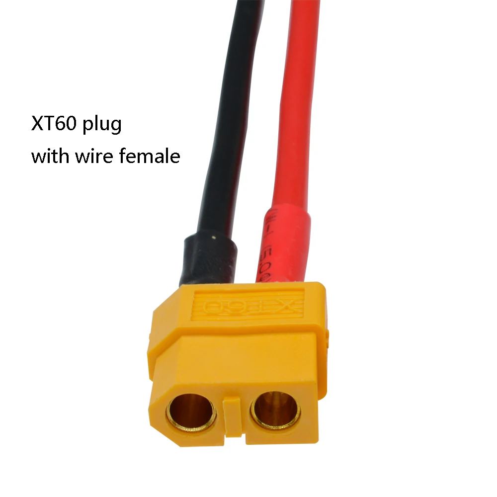 XT60 XT-60 남성 여성 총알 커넥터 플러그 RC Lipo 배터리 Quadcopter Multicopter 핫 세일에 대 한 실리콘 14 AWG 와이어