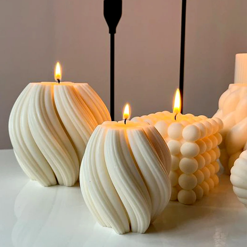 3D 회전 기둥 양초 실리콘 금형 기하학적 웨이브 양초 왁스 금형 DIY 추상 미술 비누 수지 석고 금형 홈 공예 장식 title=3D 회전 기둥 양초 실리콘 금형 기하학적 웨이브 양초 왁스 금형 DIY 추상 미술 비누 수지 석고 금형 홈 공예 장식 