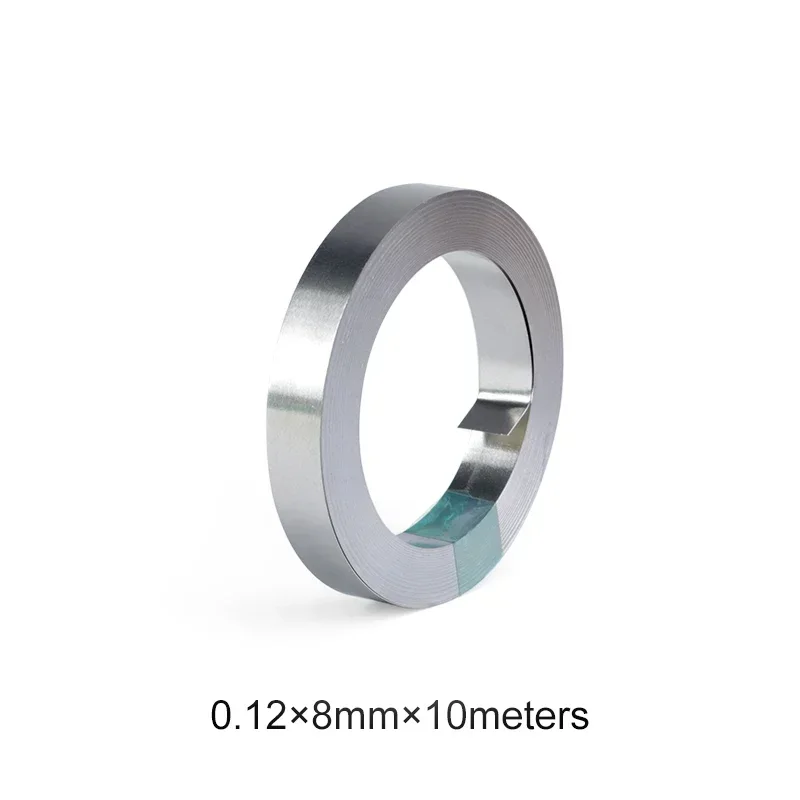 10m/롤 18650 리튬 이온 배터리 니켈 도금 스트립 커넥터 0.1mm 0.12mm 0.15mm 0.2mm 배터리 커넥터 스폿 용접기 스틸 벨트