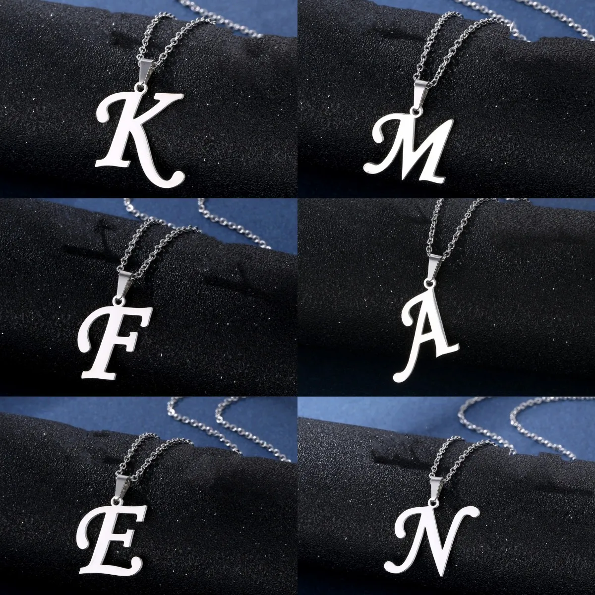여성을위한 패션 편지 A-Z 목걸이 남성 스테인레스 스틸 고품질 영어 알파벳 목걸이 A B C D E FGHIJKLMNOPQRSTUVWXYZ title=여성을위한 패션 편지 A-Z 목걸이 남성 스테인레스 스틸 고품질 영어 알파벳 목걸이 A B C D E FGHIJKLMNOPQRSTUVWXYZ 