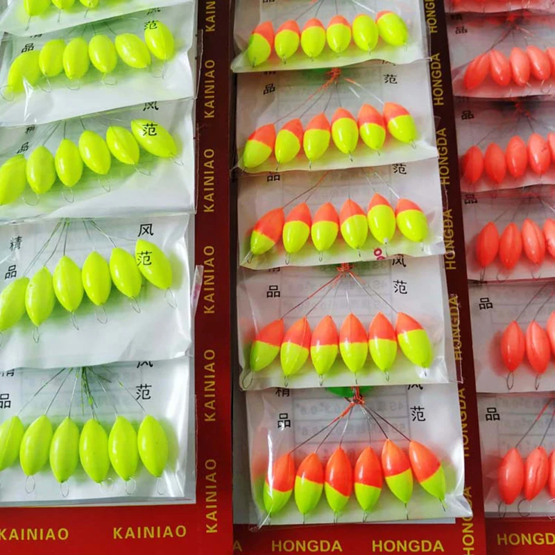 120pcs (20packs)/lot 타원형 낚시 플로트 7 스타 Bobber 콩 장비 부동 콩 만들기 빨간색/노란색/믹스 비즈 잉어 낚시 J494 title=120pcs (20packs)/lot 타원형 낚시 플로트 7 스타 Bobber 콩 장비 부동 콩 만들기 빨간색/노란색/믹스 비즈 잉어 낚시 J494 