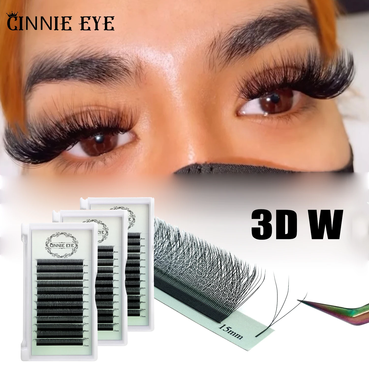 Cilios 3D W 속눈썹 연장 용품 4D W Y 모양 속눈썹 클러스터 미리 제작된 볼륨 팬 천연 밍크 개별 번들 컬 C/D title=Cilios 3D W 속눈썹 연장 용품 4D W Y 모양 속눈썹 클러스터 미리 제작된 볼륨 팬 천연 밍크 개별 번들 컬 C/D 