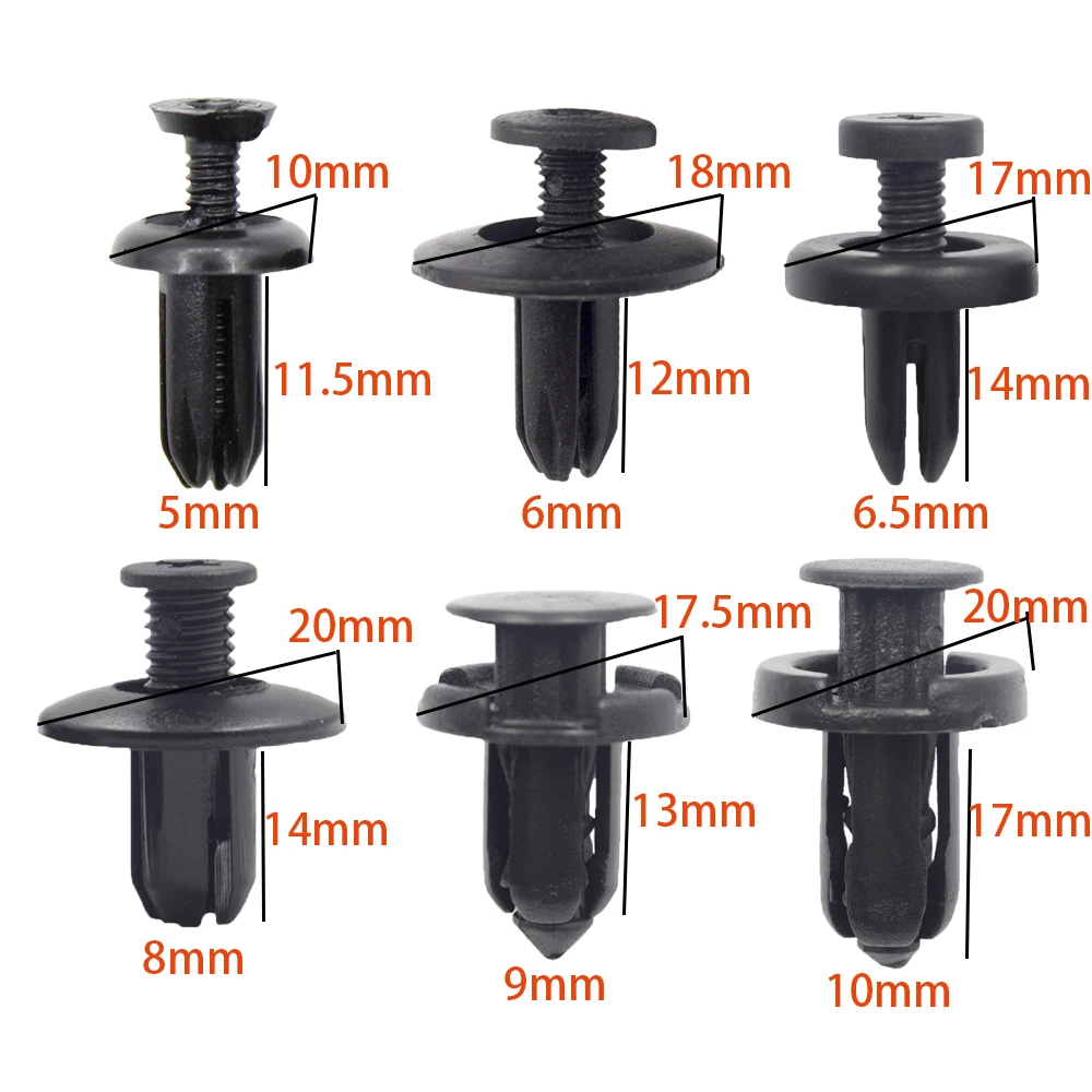 고품질 5mm 6mm 7mm 8mm 9mm 10mm 구멍 자동차 리테이너 플라스틱 클립 패스너 자동 트림 패널 클립 혼합 자동차 바디 범퍼 리벳 title=고품질 5mm 6mm 7mm 8mm 9mm 10mm 구멍 자동차 리테이너 플라스틱 클립 패스너 자동 트림 패널 클립 혼합 자동차 바디 범퍼 리벳 