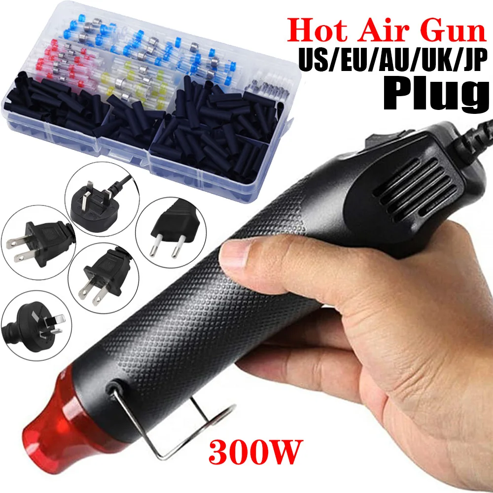 300W 전기 미니 히트 건 DIY 공예 엠보싱 수축 포장 PVC에 대 한 300PCS 열 수축 엉덩이와 휴대용 뜨거운 공기 총 title=300W 전기 미니 히트 건 DIY 공예 엠보싱 수축 포장 PVC에 대 한 300PCS 열 수축 엉덩이와 휴대용 뜨거운 공기 총 