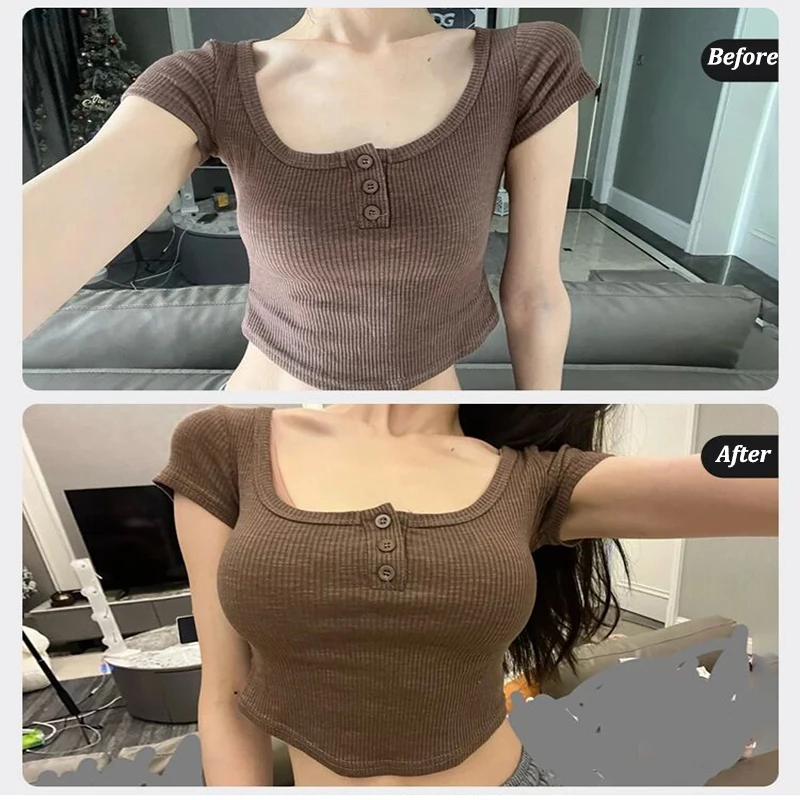 여성 섹시한 원활한 브래지어 딥 브이 넥 Bralette 섹시한 란제리 편지 스트랩 탑 여성을위한 속옷 무선 브래지어를 밀어