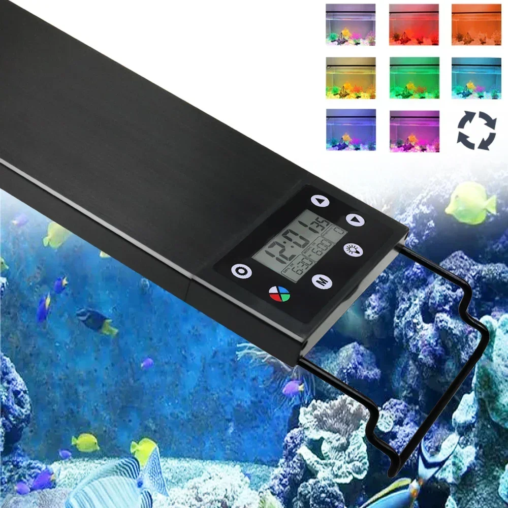 어항 24/7 풀 스펙트럼 LED 조명, 30-60cm, 수족관 장식, 수생 식물 성장 램프, IP68 방수 100V-240V title=어항 24/7 풀 스펙트럼 LED 조명, 30-60cm, 수족관 장식, 수생 식물 성장 램프, IP68 방수 100V-240V 