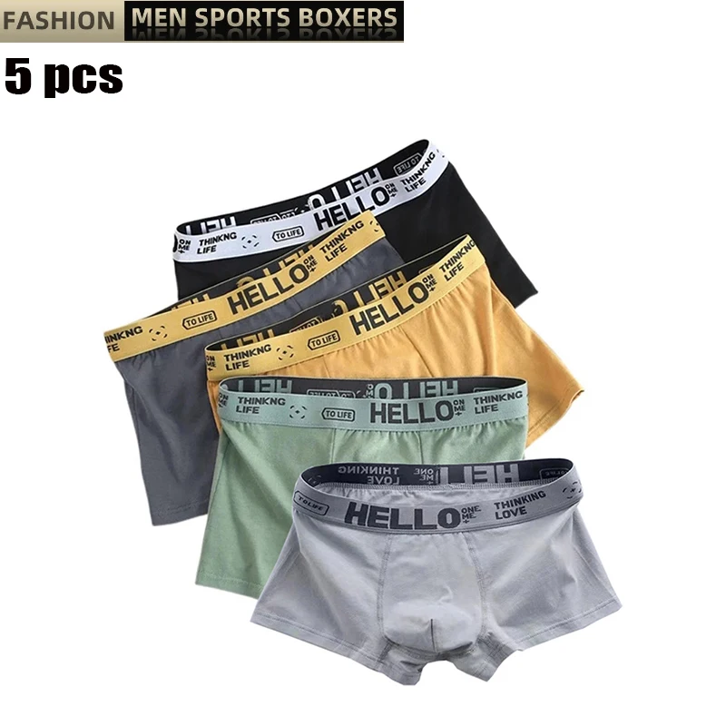 5PC 남성 속옷 남성 복서 섹시한 속옷 편안한 통기성 패션 소년 팬티 속옷 복서 반바지 남성 title=5PC 남성 속옷 남성 복서 섹시한 속옷 편안한 통기성 패션 소년 팬티 속옷 복서 반바지 남성 