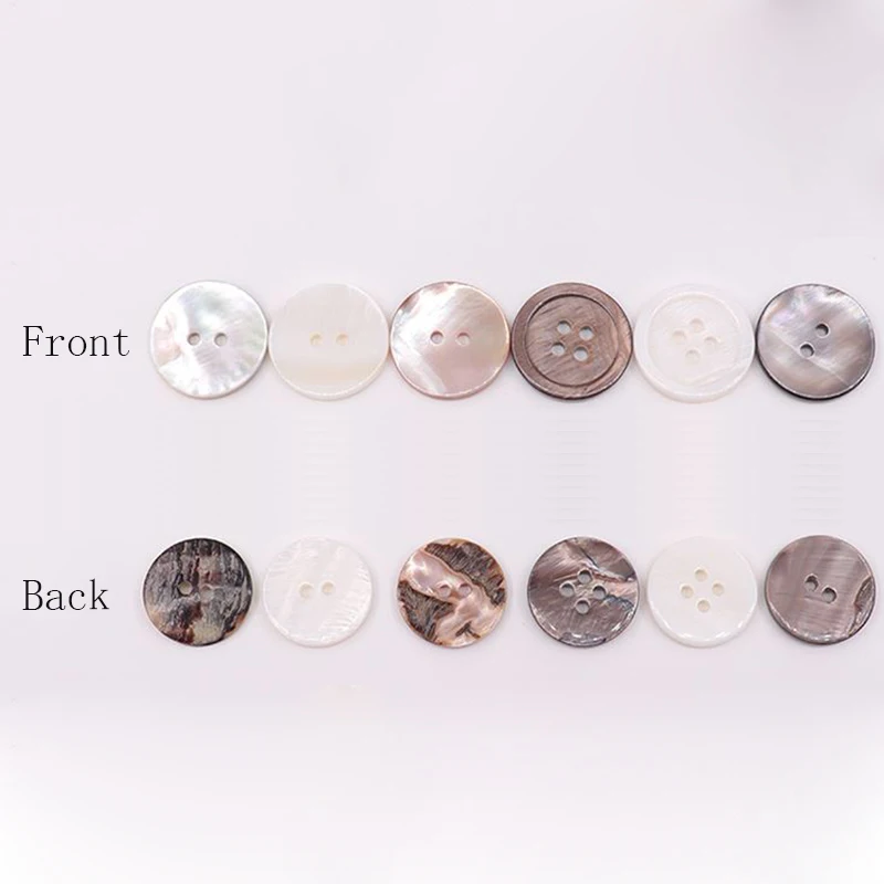 10Pcs 의류 바느질 액세서리에 대 한 자연 진주 쉘 단추 Scrapbooking DIY 공예 의류 장식 라운드 쉘 단추