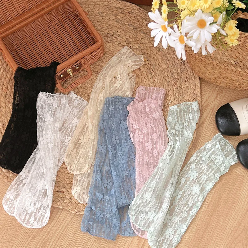 여성 하라주쿠 카와이 숙녀 통기성 투명 꽃 레이스 양말 스위트 메쉬 Fishnet 양말 부드러운 웃긴 양말 양말 title=여성 하라주쿠 카와이 숙녀 통기성 투명 꽃 레이스 양말 스위트 메쉬 Fishnet 양말 부드러운 웃긴 양말 양말 