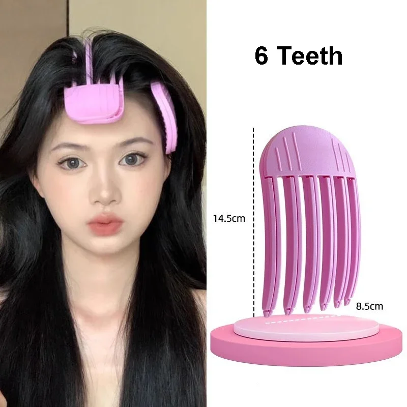 2pcs 푹신한 머리핀 컬링 앞머리 클립 헤어 뿌리 Volumizing 헤어 클립 세트 여성 컬링 고정 클립 패션 볼륨 헤어 롤러