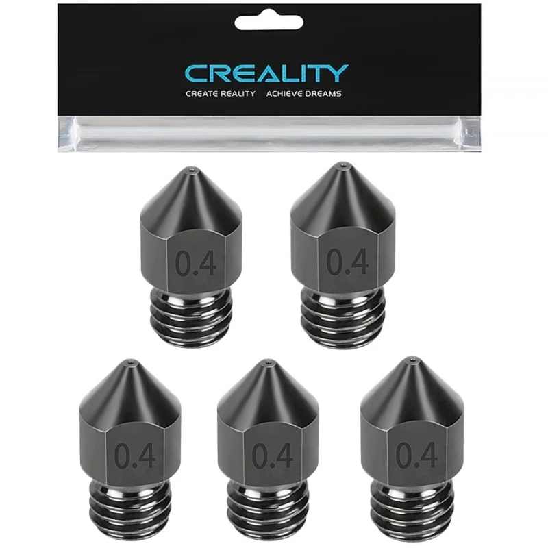 3D 프린터용 Creality 경화 강철 MK8 노즐, Ender 3 Ender-3 pro S1 CR-10 시리즈용 모든 금속 노즐 업그레이드 title=3D 프린터용 Creality 경화 강철 MK8 노즐, Ender 3 Ender-3 pro S1 CR-10 시리즈용 모든 금속 노즐 업그레이드 